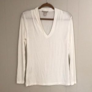 Banana Republic ivory top